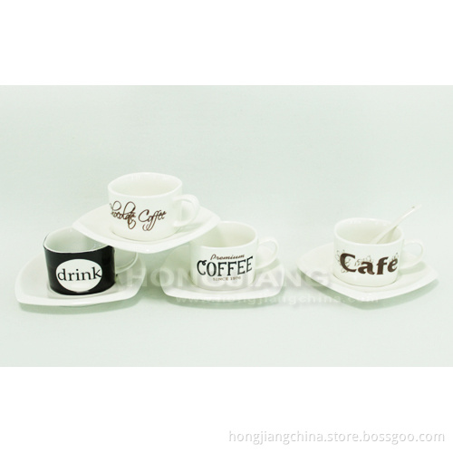 Coffee Cup & Saucer (HJ60017)